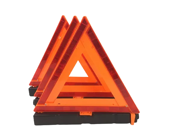 17.5" Reflective Warning Triangles-Pack of 3