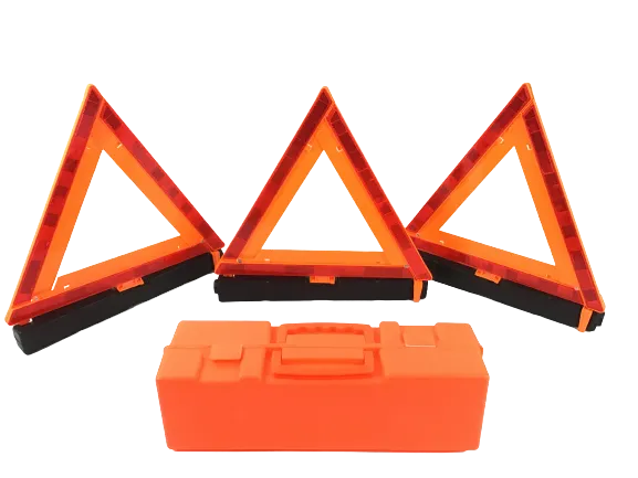17.5" Reflective Warning Triangles-Pack of 3