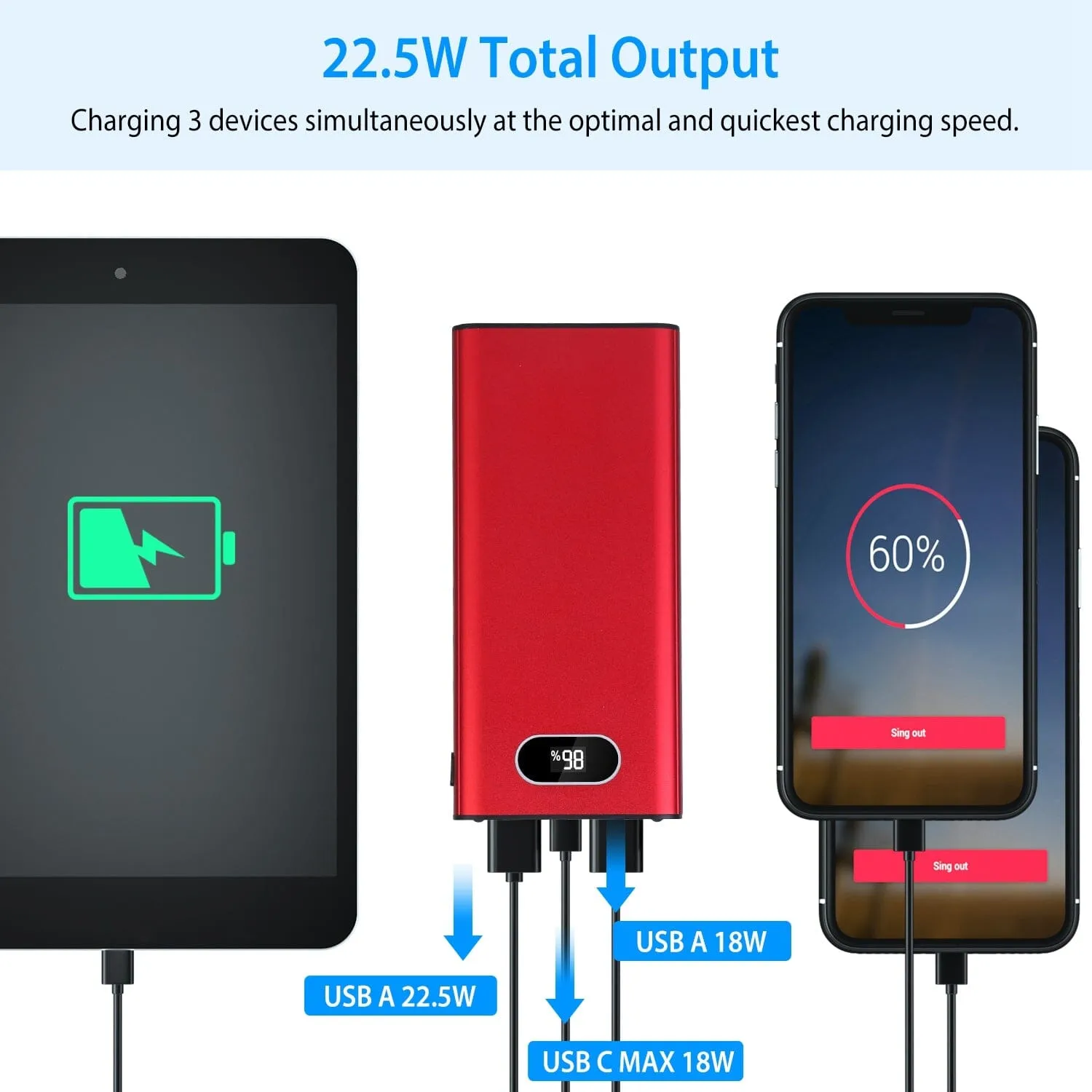 2000mAh Powerbank Portable Charger