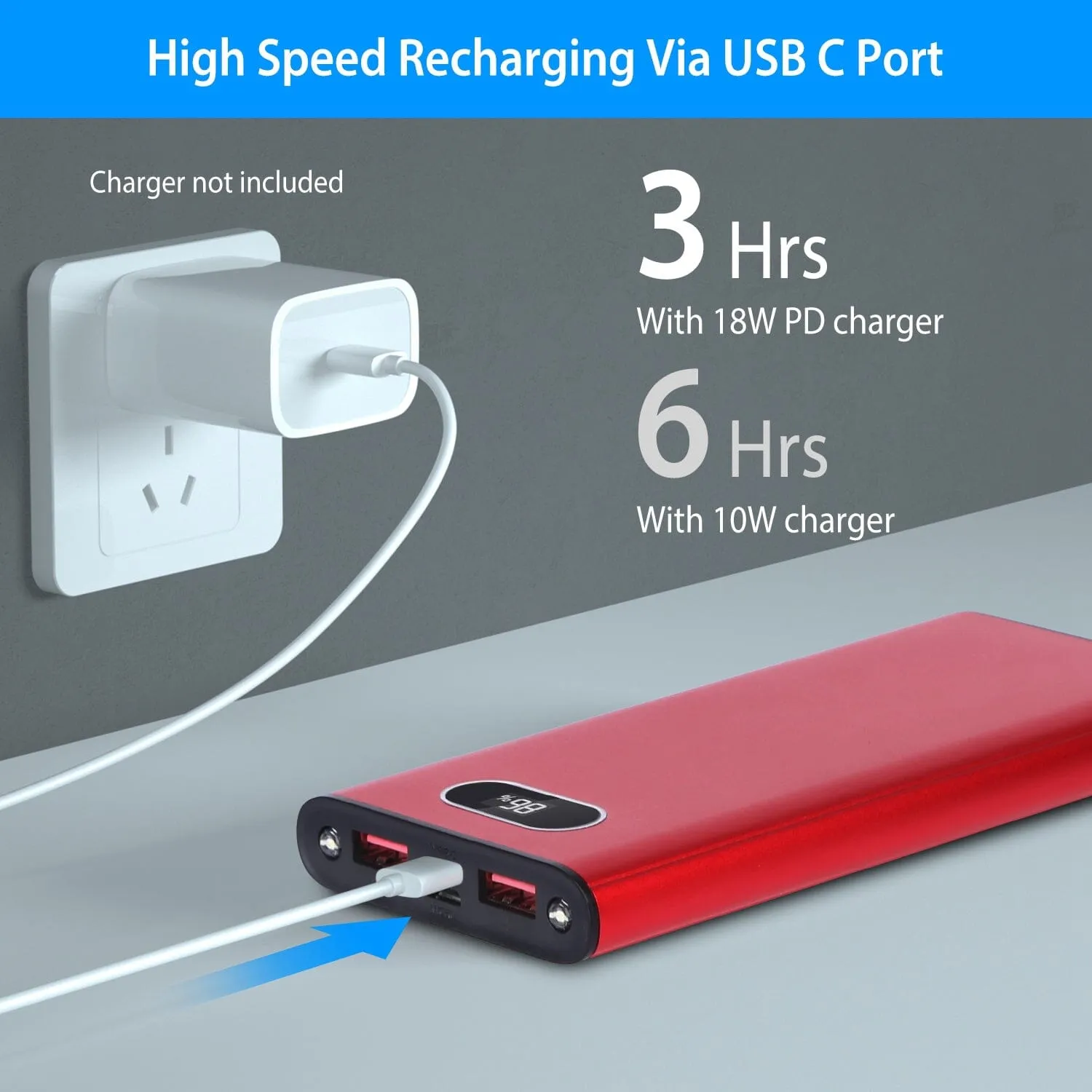 2000mAh Powerbank Portable Charger