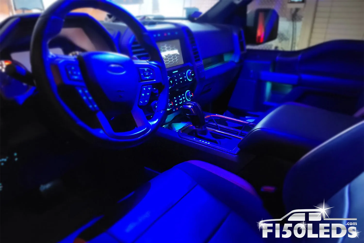 2017 - 2020 F150 Raptor Front Interior Map LED Bulbs (white/red/blue)