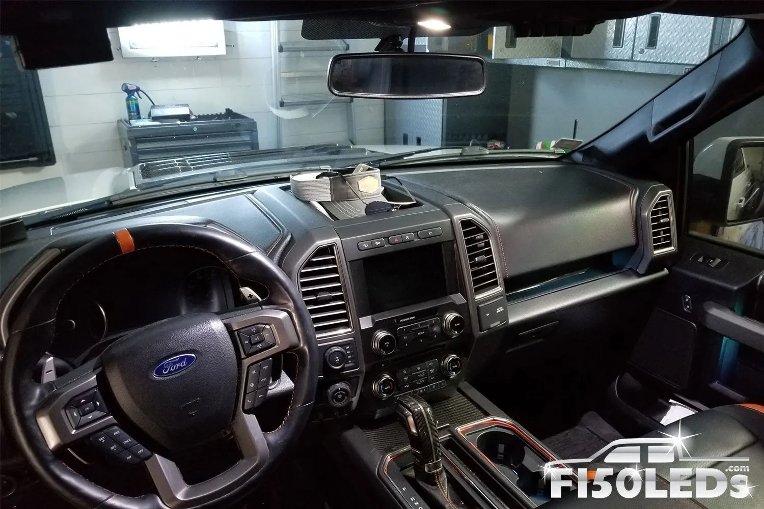 2017 - 2020 F150 Raptor Front Interior Map LED Bulbs (white/red/blue)