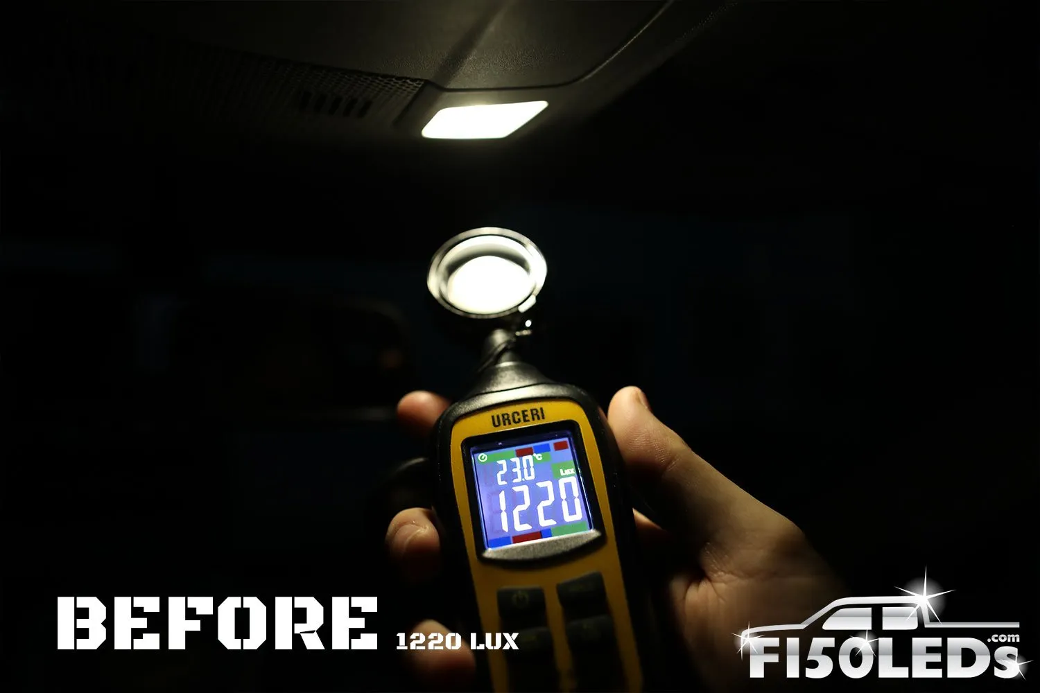 2017 - 2020 F150 Raptor Front Interior Map LED Bulbs (white/red/blue)