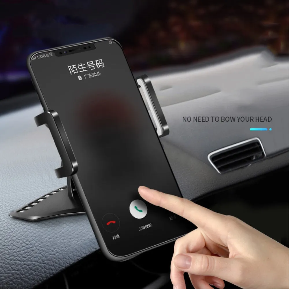 3 in 1 Car GPS Smartphone Holder: Dashboard / Visor Clamp   AC Grid Clip for Alcatel Pixi Theatre - Black