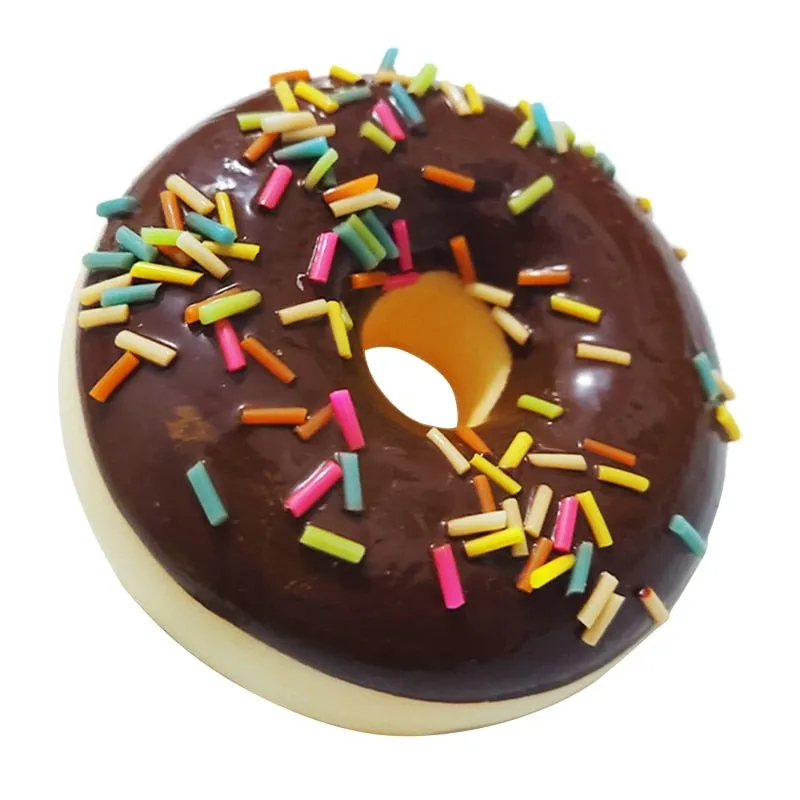 6.2cm/2.4in Novelty Toy DIY Donut Cone Slow Rising Bread Antistress Toys for Adult Kids Simulation Cake P31B