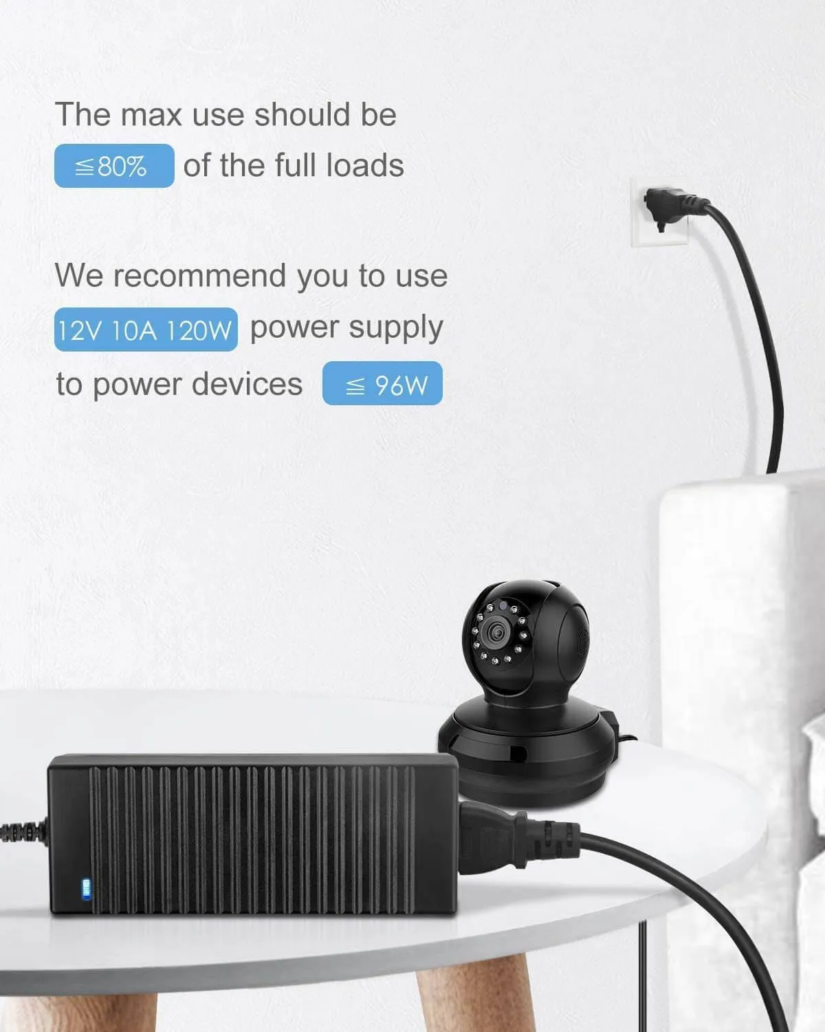 AC to DC 12V 10Amp Power Adaptor
