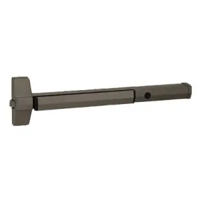 Accentra (Yale) 7105-48-613E Rim Exit Bar, Wide Stile Pushpad, 48" Device, Less Trim, Cylinder Dogging, Less Cylinder, Grade 1, Non-Handed, Dark Oxidized Bronze