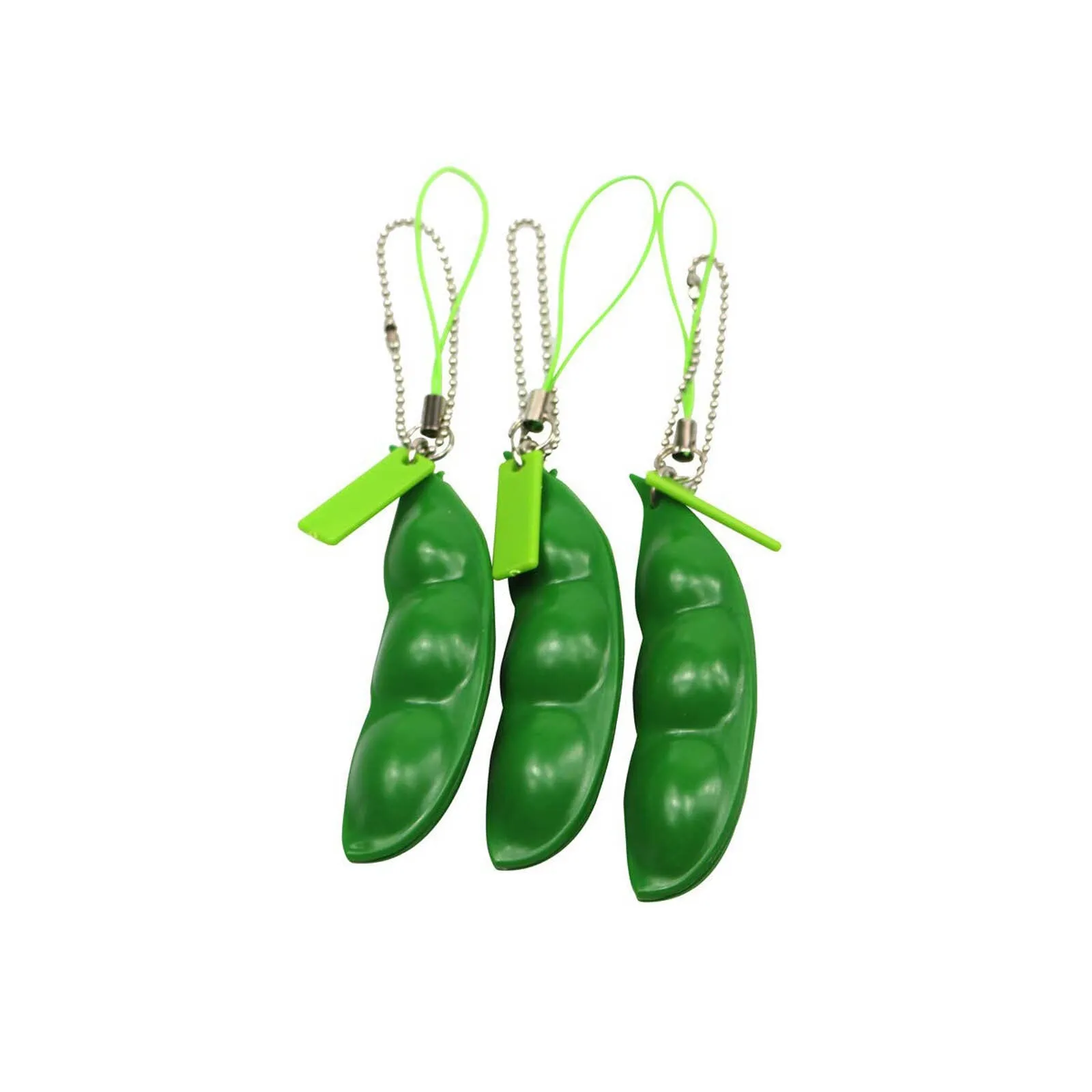 Antistress Figet Stress Popper Toy Infinite Peanut Edamame Toys Peas Beans Keychain Pops It Fidget Squishy Decompression Toys