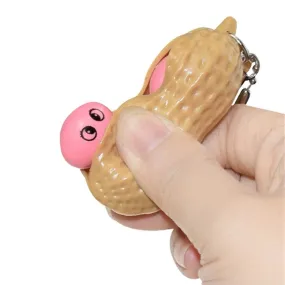 Antistress Figet Stress Popper Toy Infinite Peanut Edamame Toys Peas Beans Keychain Pops It Fidget Squishy Decompression Toys