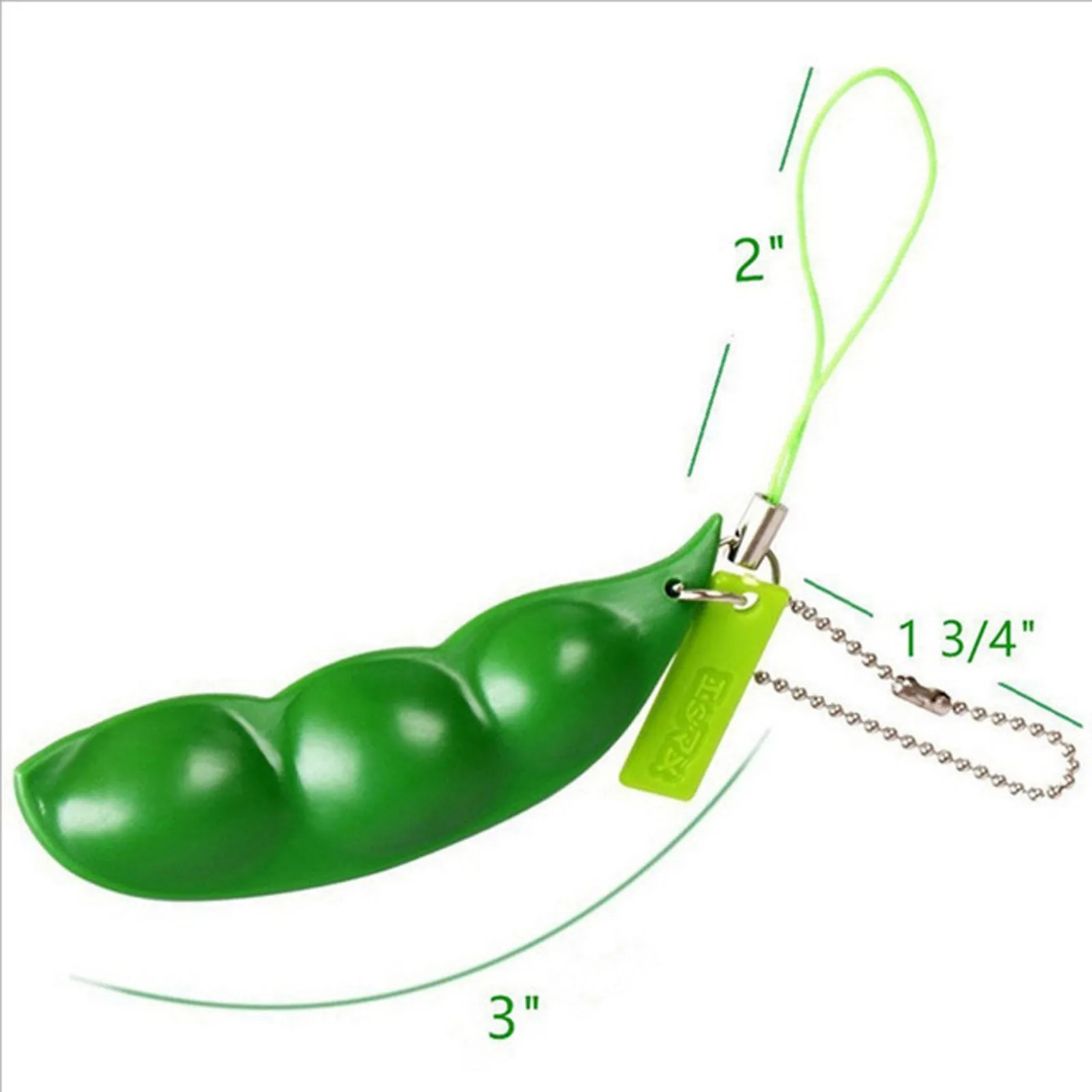 Antistress Figet Stress Popper Toy Infinite Peanut Edamame Toys Peas Beans Keychain Pops It Fidget Squishy Decompression Toys