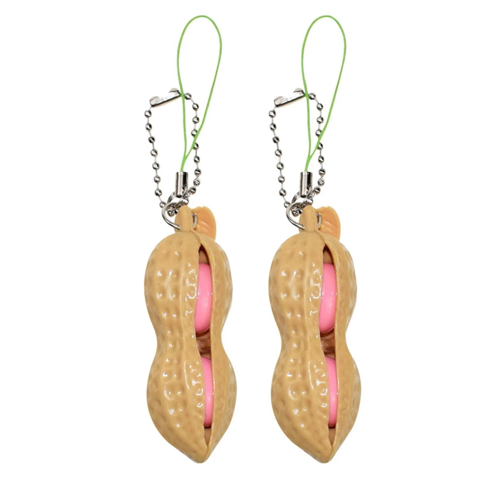 Antistress Figet Stress Popper Toy Infinite Peanut Edamame Toys Peas Beans Keychain Pops It Fidget Squishy Decompression Toys