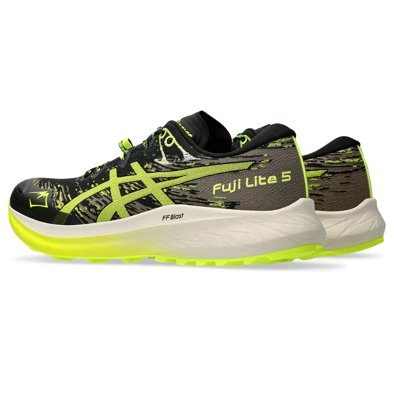 Asics Men&#x27;s Fuji Lite 5 Black/Safety Yellow | Buy Asics Men&#x27;s Fuji Lite 5 Black/Safety Yellow here | Outnorth