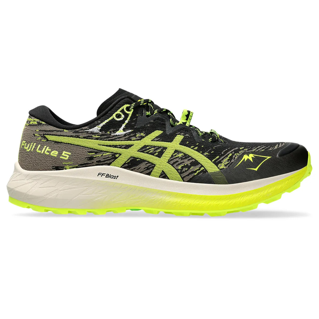 Asics Men&#x27;s Fuji Lite 5 Black/Safety Yellow | Buy Asics Men&#x27;s Fuji Lite 5 Black/Safety Yellow here | Outnorth