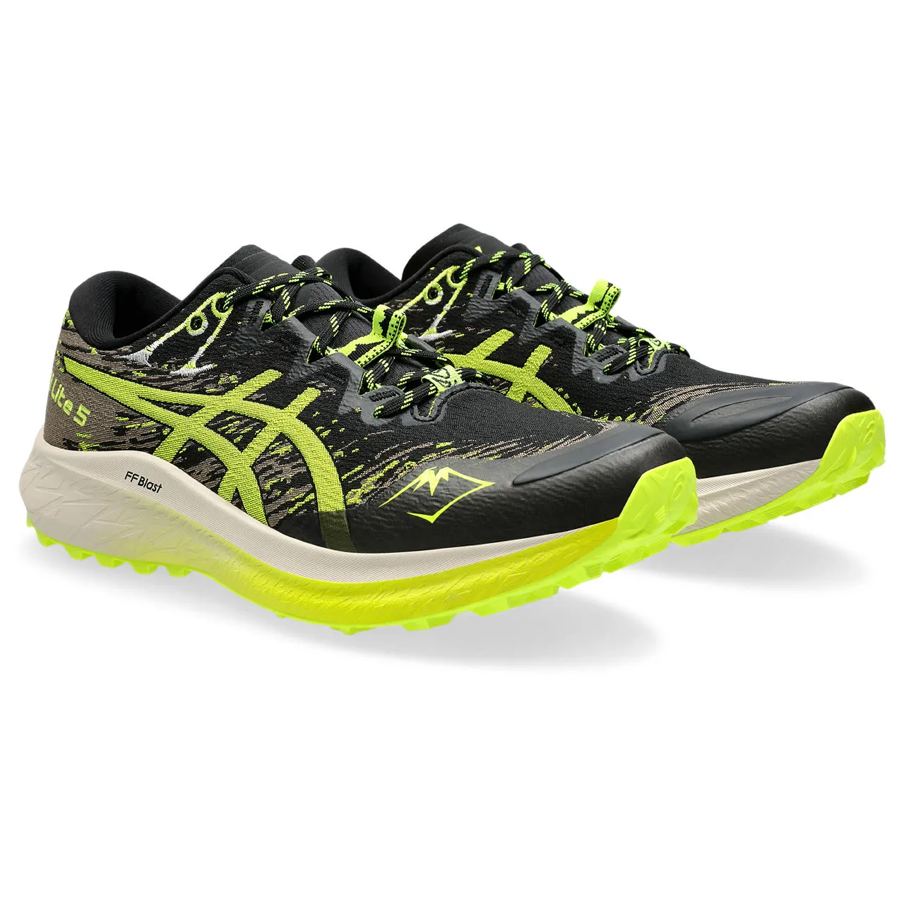 Asics Men&#x27;s Fuji Lite 5 Black/Safety Yellow | Buy Asics Men&#x27;s Fuji Lite 5 Black/Safety Yellow here | Outnorth