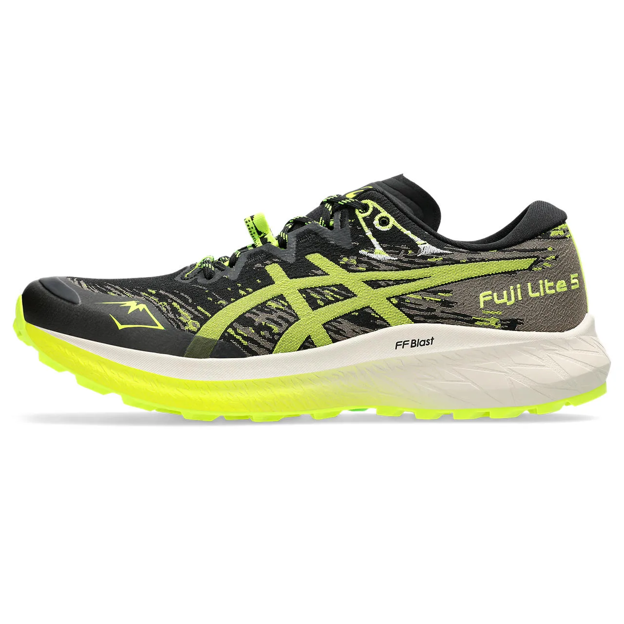 Asics Men&#x27;s Fuji Lite 5 Black/Safety Yellow | Buy Asics Men&#x27;s Fuji Lite 5 Black/Safety Yellow here | Outnorth