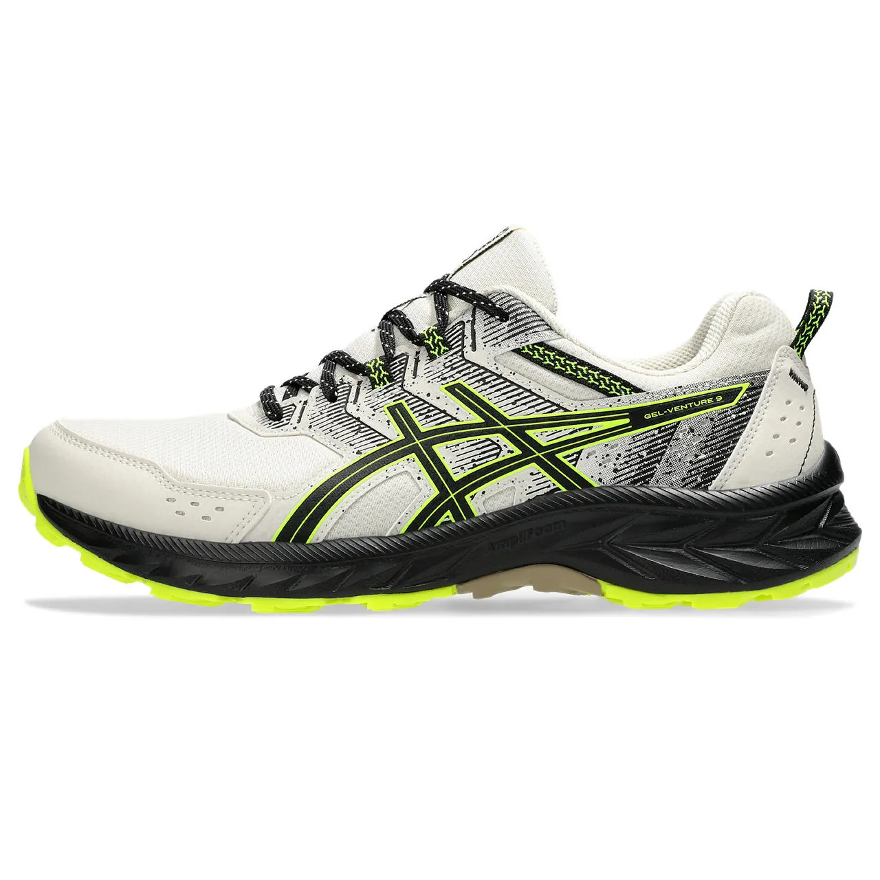 Asics Men&#x27;s Gel-Venture 9 Oatmeal/Safety Yellow | Buy Asics Men&#x27;s Gel-Venture 9 Oatmeal/Safety Yellow here | Outnorth
