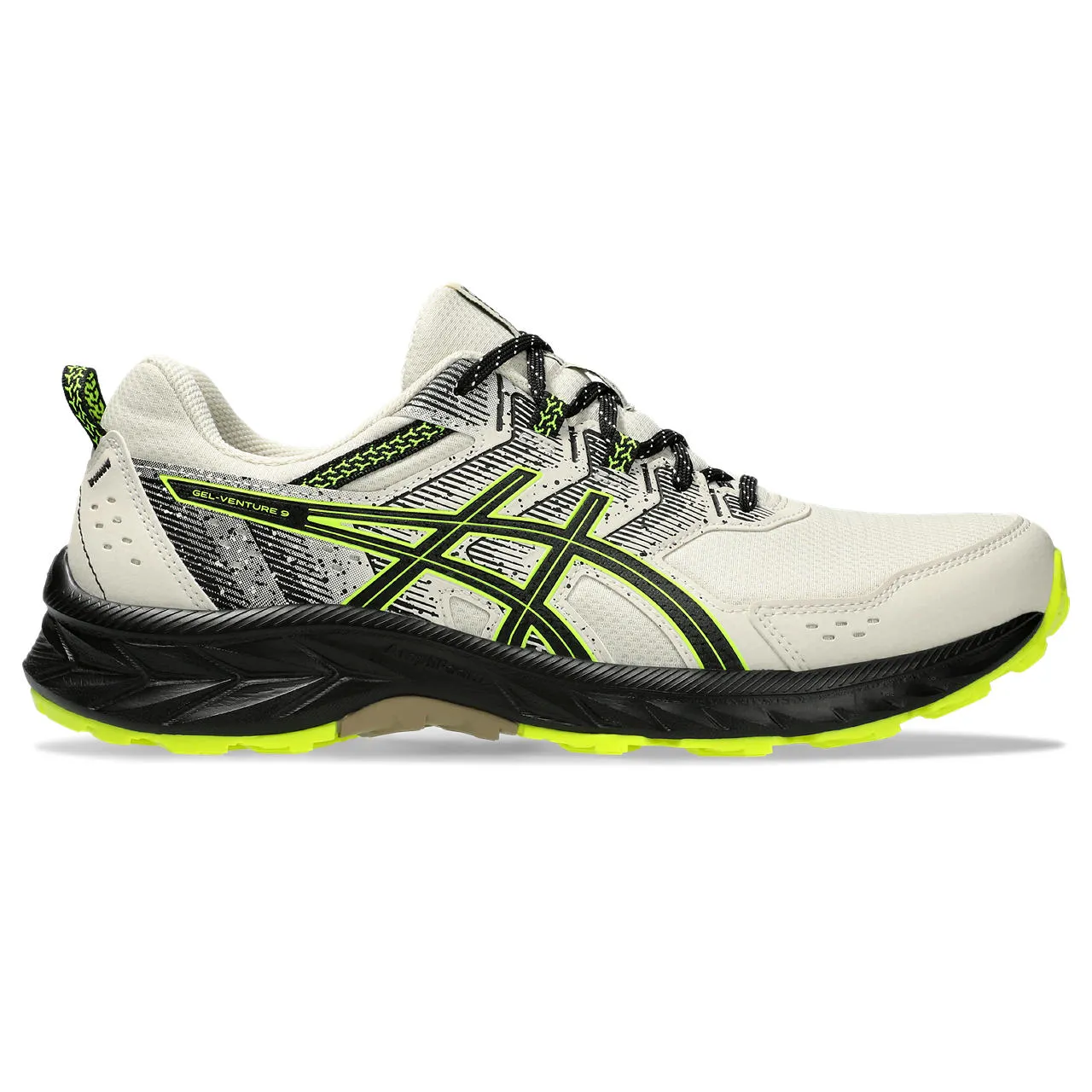Asics Men&#x27;s Gel-Venture 9 Oatmeal/Safety Yellow | Buy Asics Men&#x27;s Gel-Venture 9 Oatmeal/Safety Yellow here | Outnorth