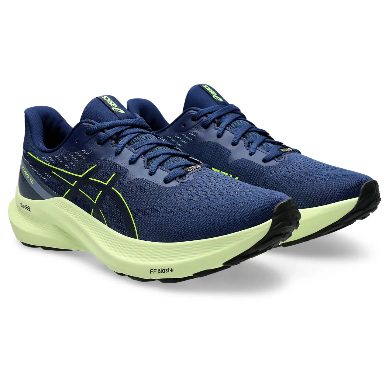 Asics Men&#x27;s GT 2000 12 GORE-TEX Blue Expanse/Safety Yellow | Buy Asics Men&#x27;s GT 2000 12 GORE-TEX Blue Expanse/Safety Yellow here | Outnorth