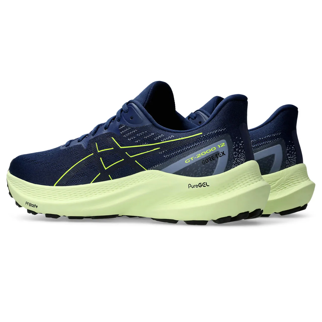 Asics Men&#x27;s GT 2000 12 GORE-TEX Blue Expanse/Safety Yellow | Buy Asics Men&#x27;s GT 2000 12 GORE-TEX Blue Expanse/Safety Yellow here | Outnorth