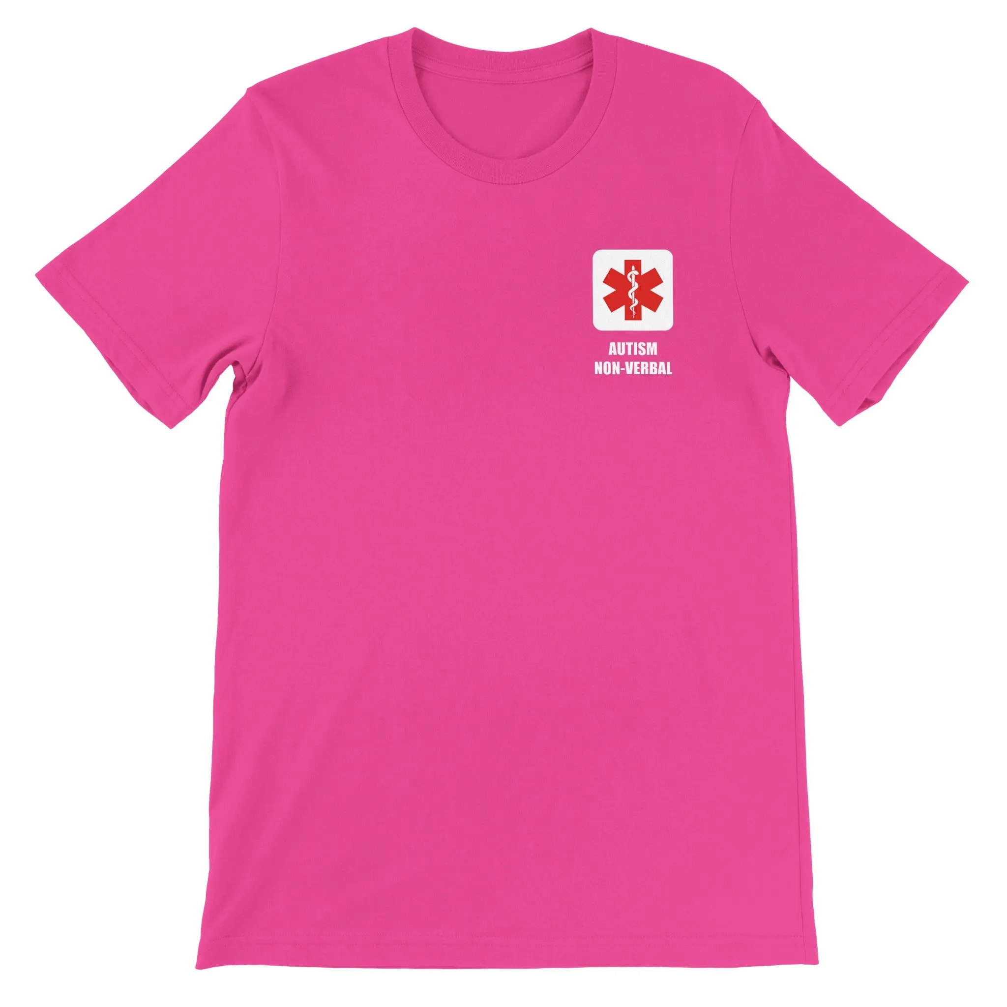 Autism Non-verbal Safety Alert Premium Unisex Crewneck T-shirt