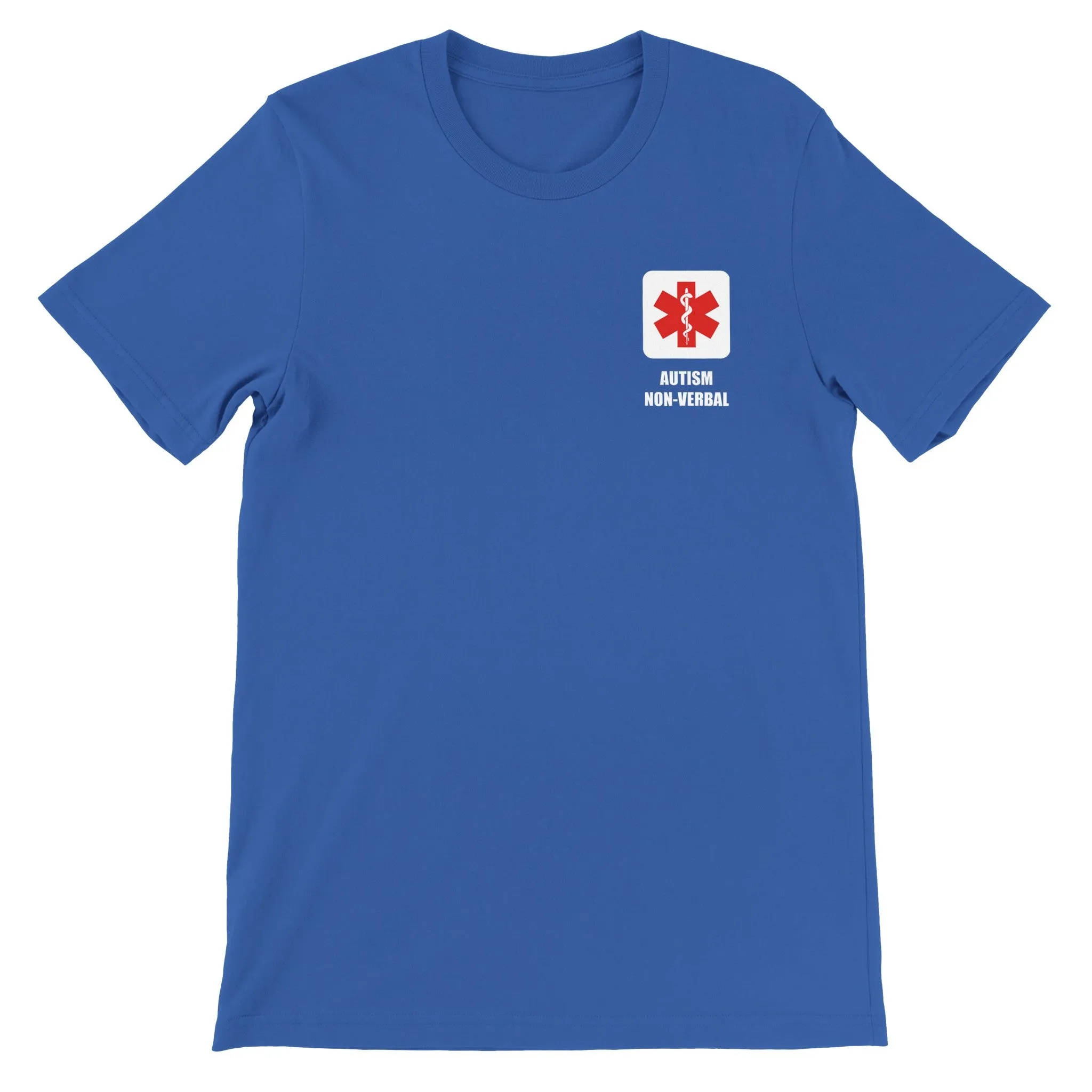 Autism Non-verbal Safety Alert Premium Unisex Crewneck T-shirt