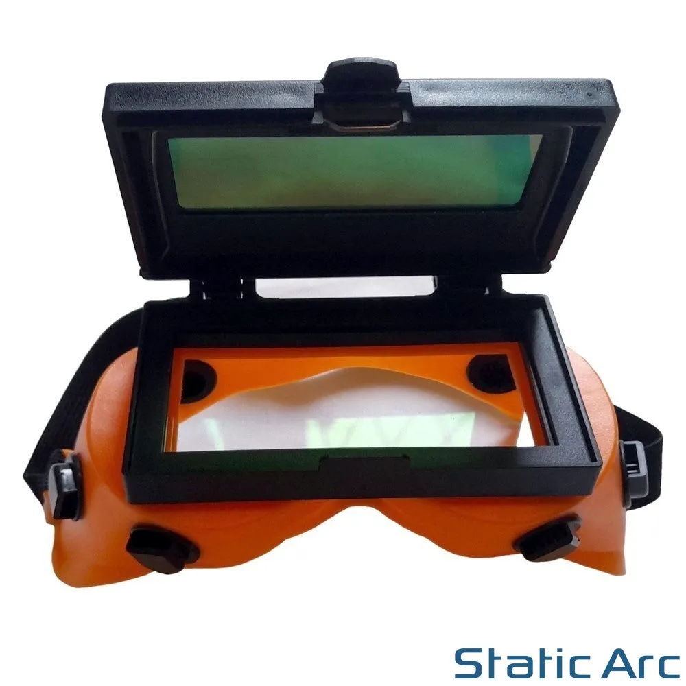 AUTO DARKENING LCD WELDING GOGGLES GLASSES FACE MASK ARC EYE SAFETY VISOR SOLAR