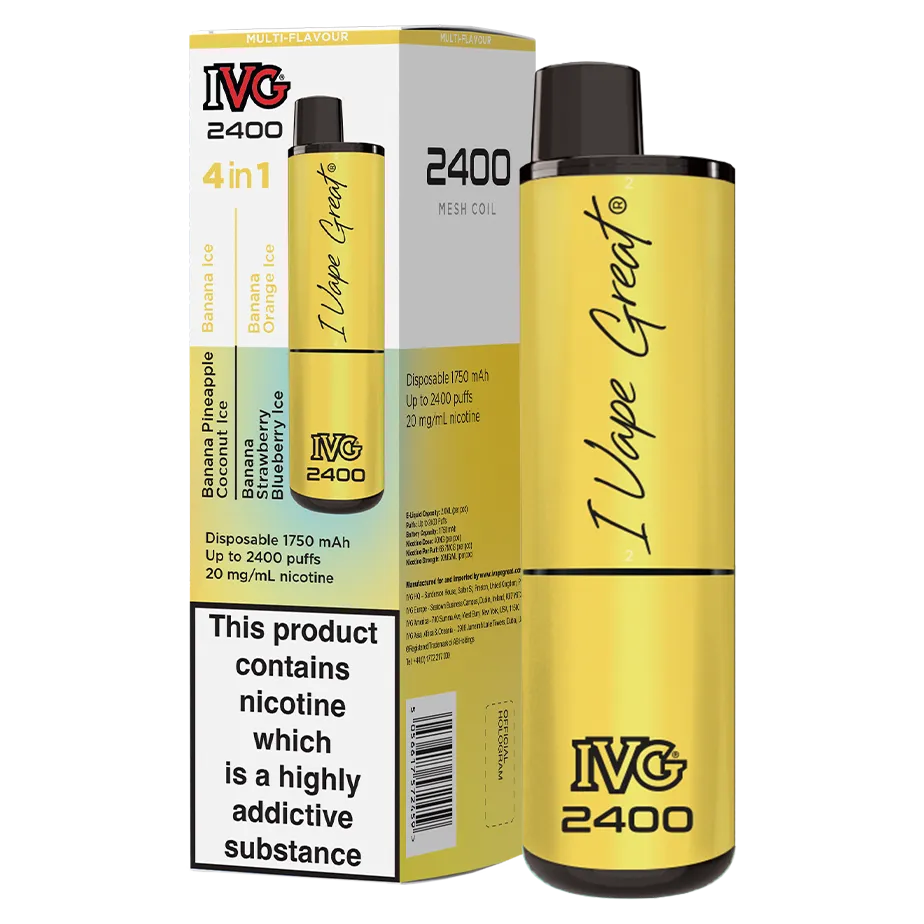 Banana Edition IVG 2400 Disposable Device