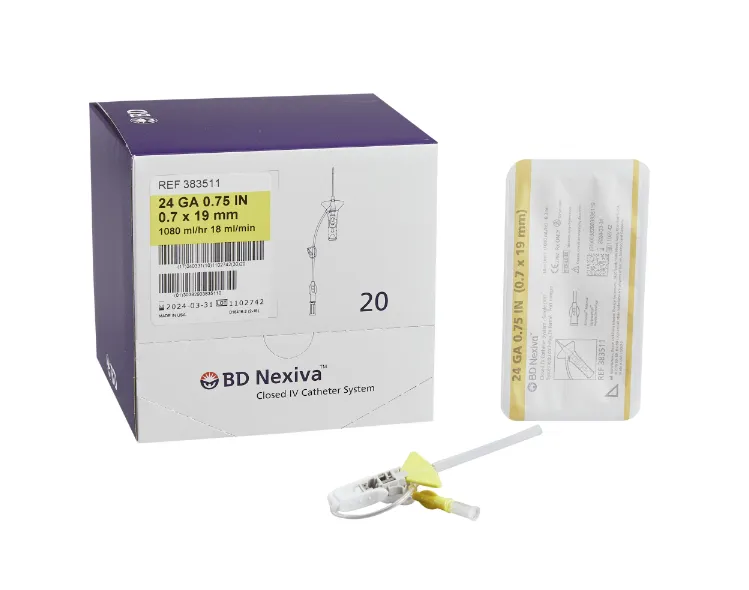 BD Nexiva Closed IV Catheter Needle with Sliding Safety Shield