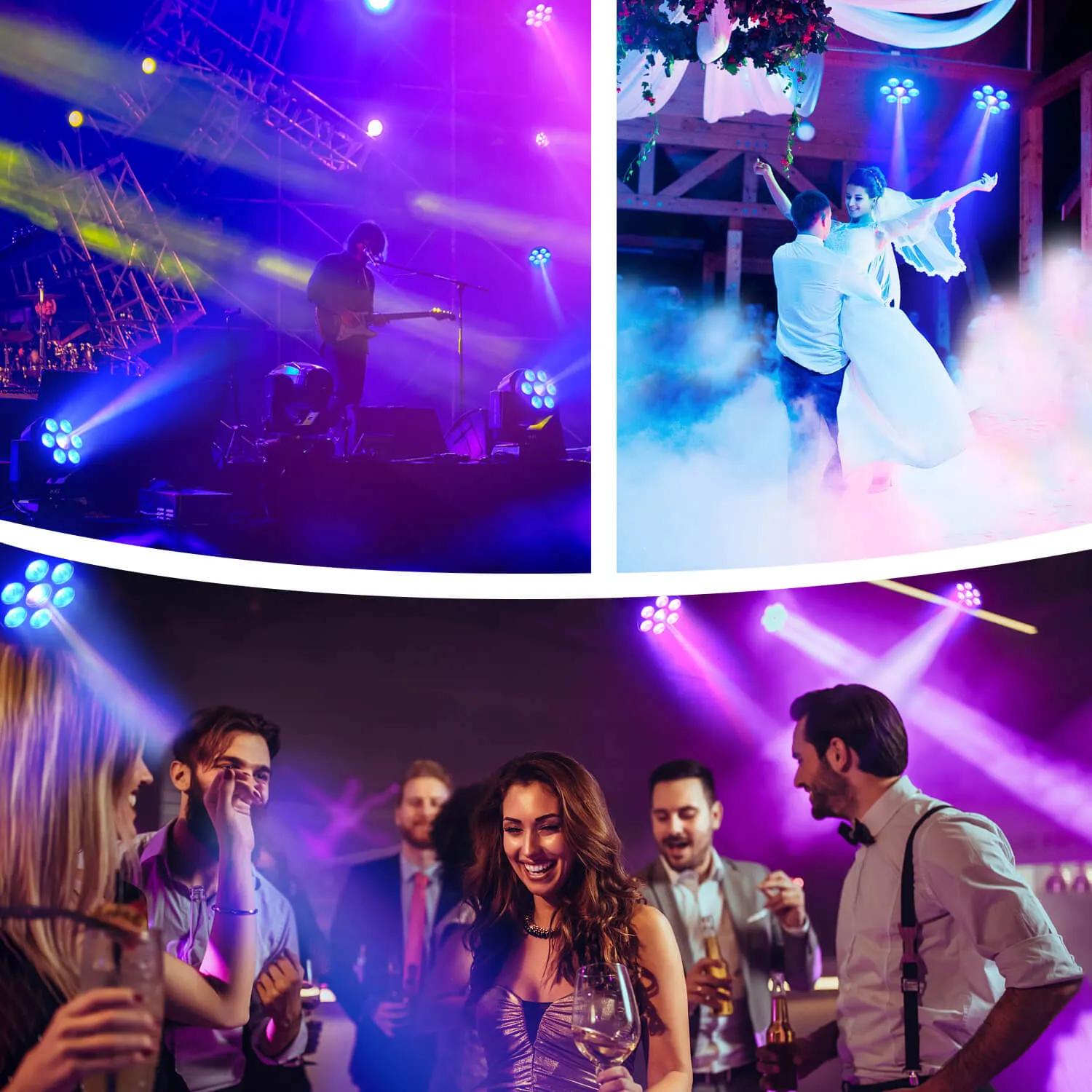 Betopper  7x8W RGBW Mini Stage Lights Moving Head For KTV DJ Disco Club Wedding
