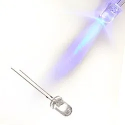 Blue 5mm Water Clear LED - 15 deg - 3500mCd