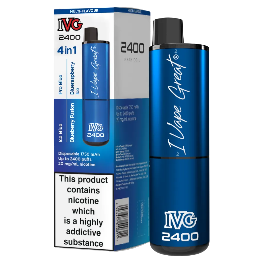Blue Edition IVG 2400 Disposable Device