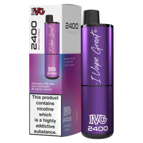 Blue Razz Cherry IVG 2400 Disposable Vape