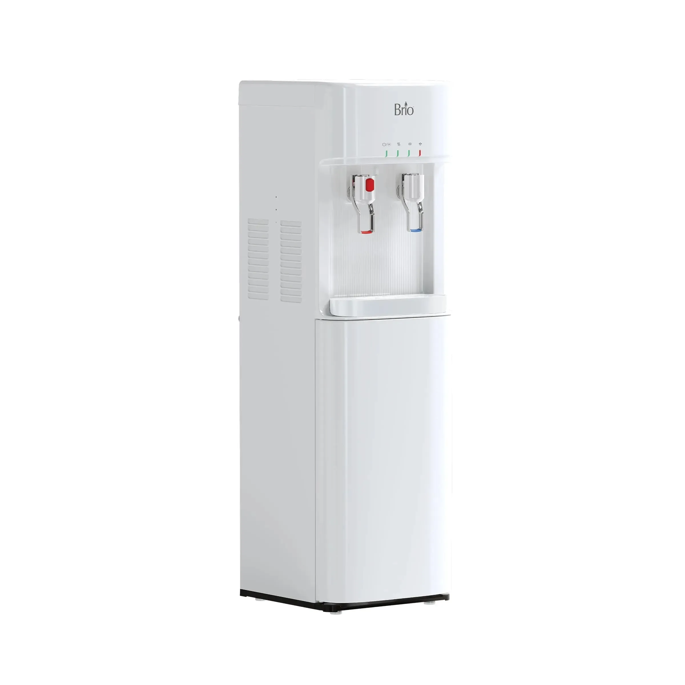 Brio Bottleless Water Dispenser 3-Stage Filtration, Self-Cleaning, Hot & Cold, LED Indicator Lights