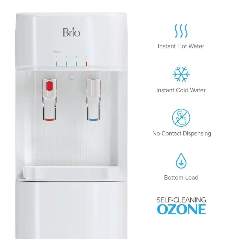 Brio Silver Free Standing Bottom Loading Water Dispenser