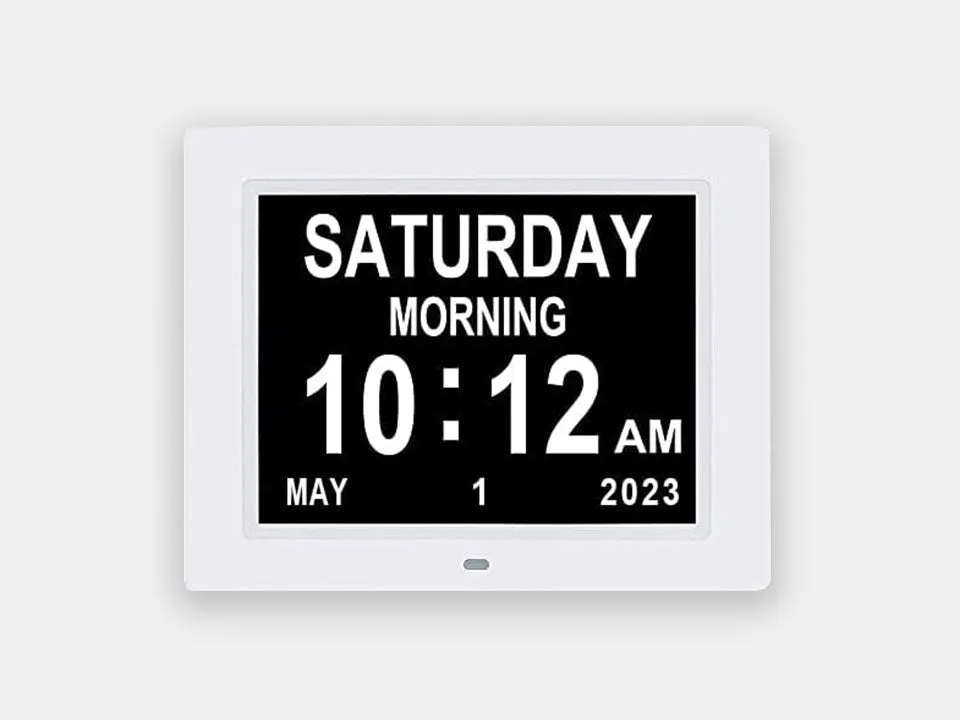 Calendar Clock with Time, Date and Reminder Alarms