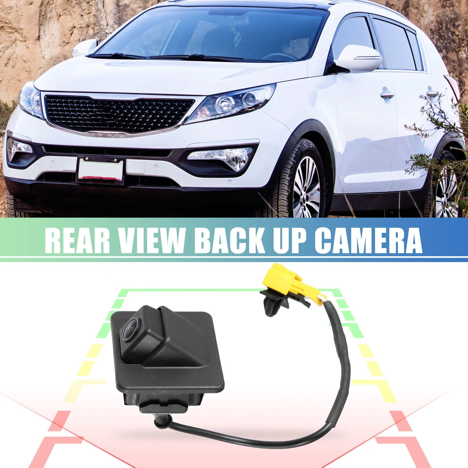 Car Rear View Parking Backup Reverse Camera Auxiliary Safety