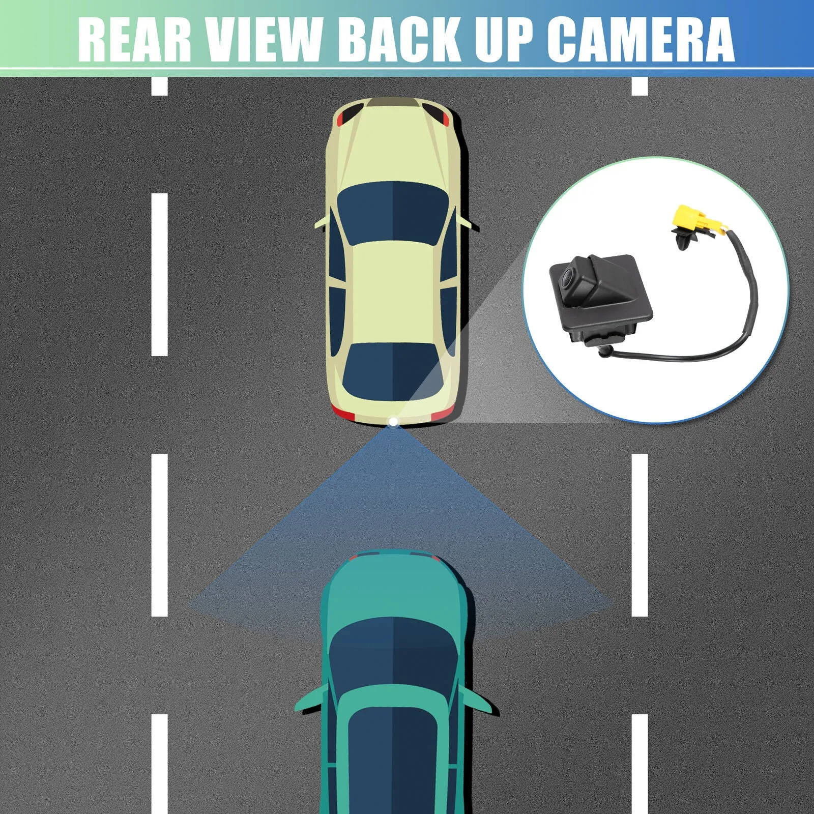 Car Rear View Parking Backup Reverse Camera Auxiliary Safety