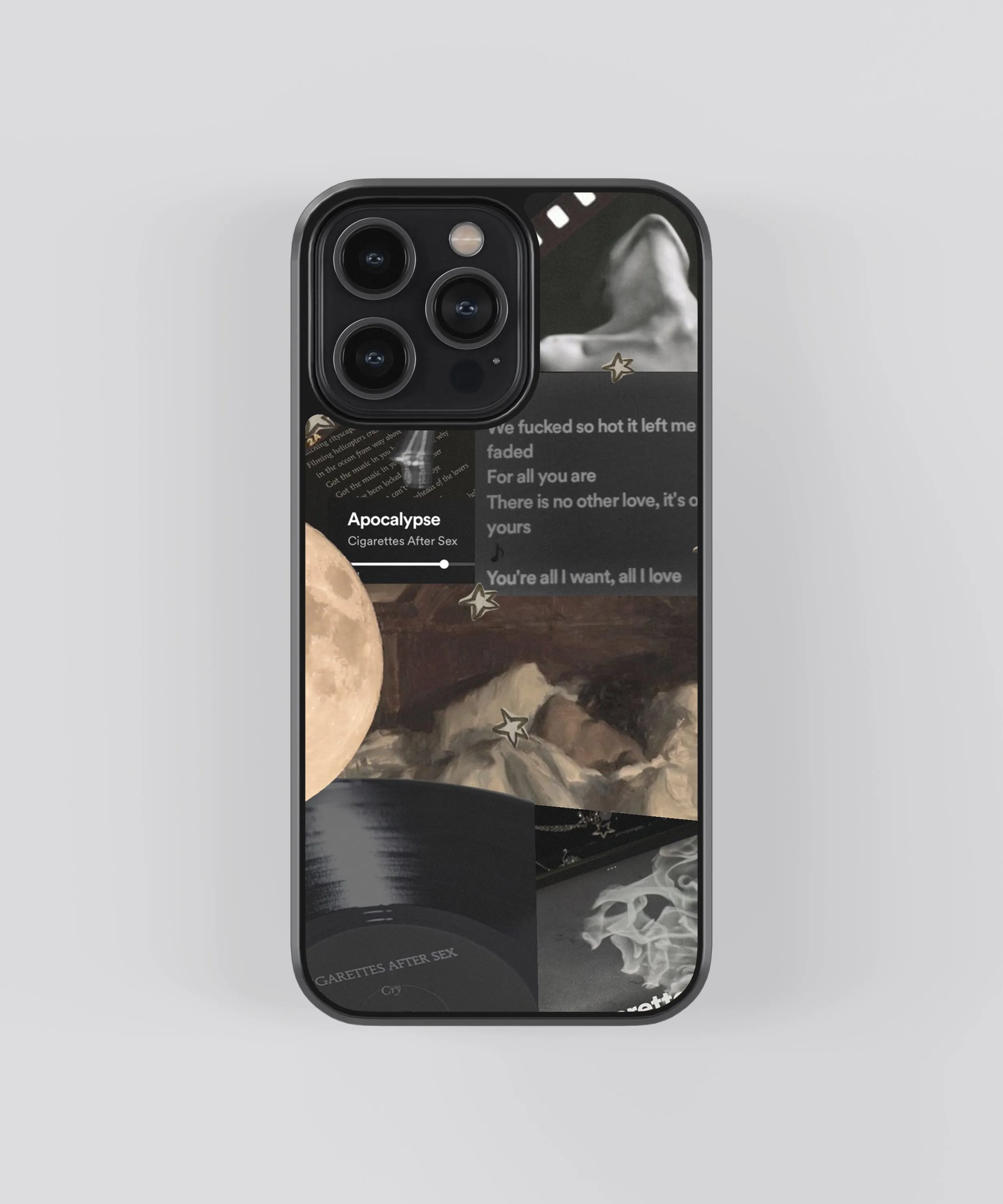 CAS Aesthetic Spotify Glass Phone Case Cover