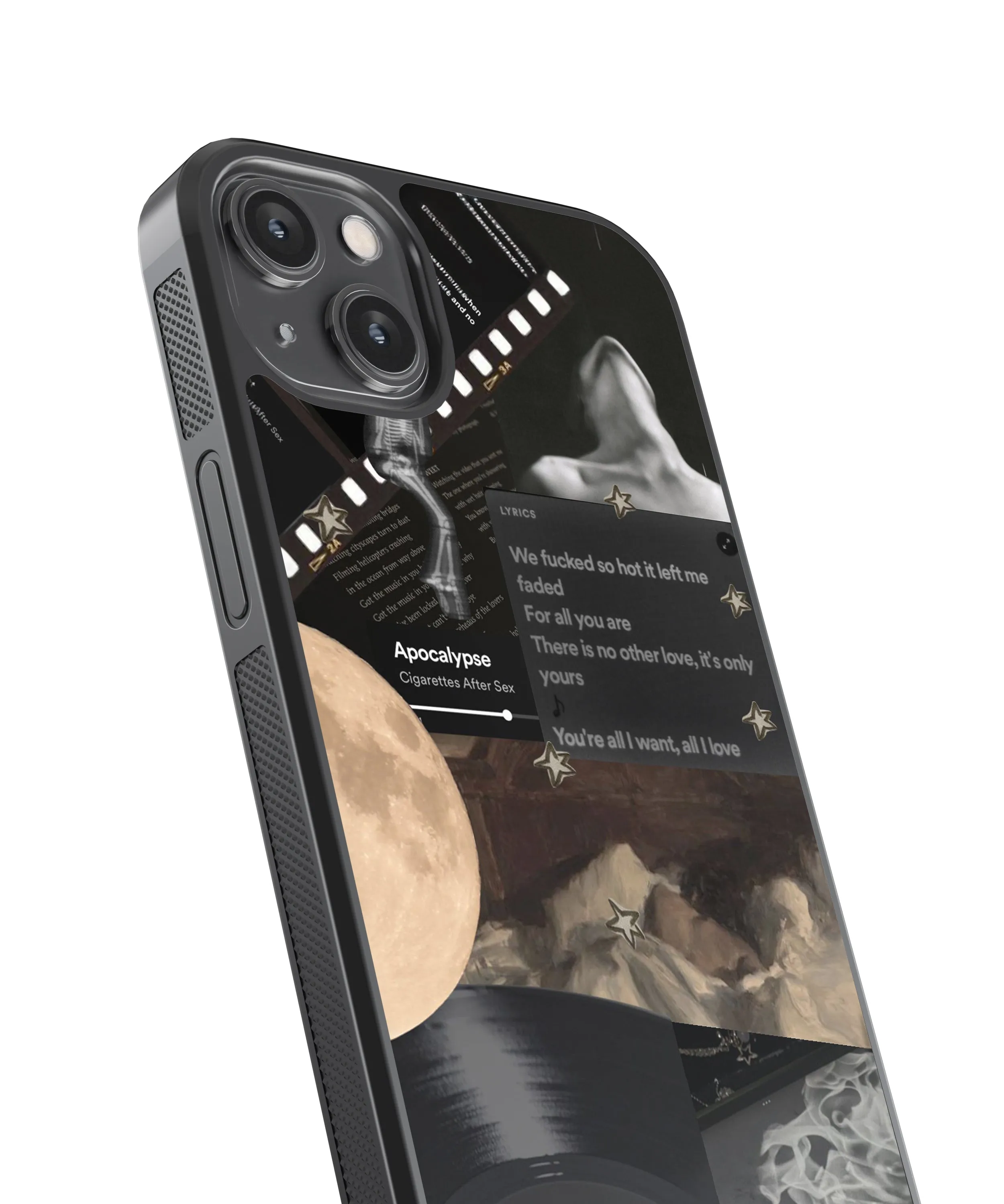 CAS Aesthetic Spotify Glass Phone Case Cover