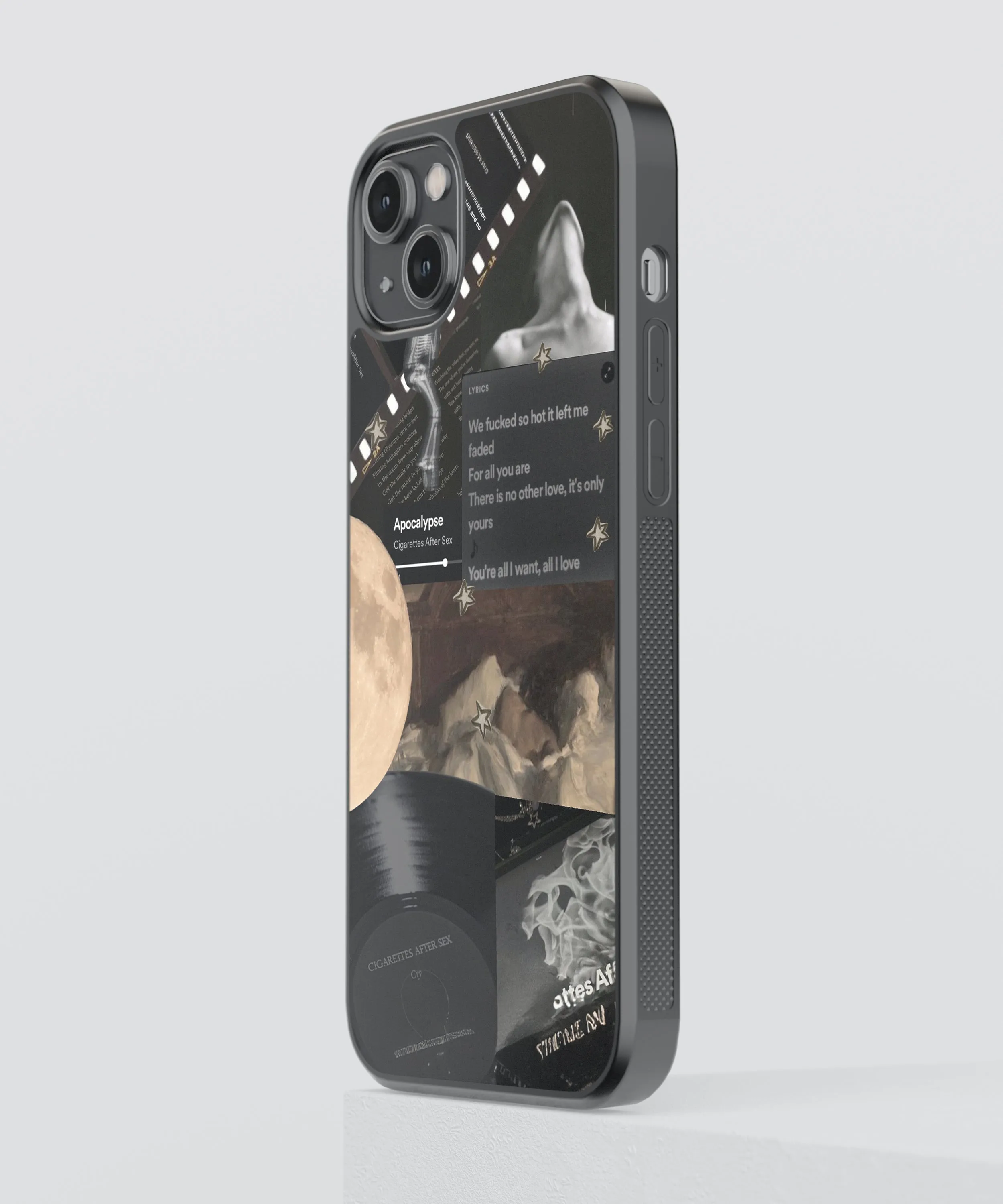 CAS Aesthetic Spotify Glass Phone Case Cover