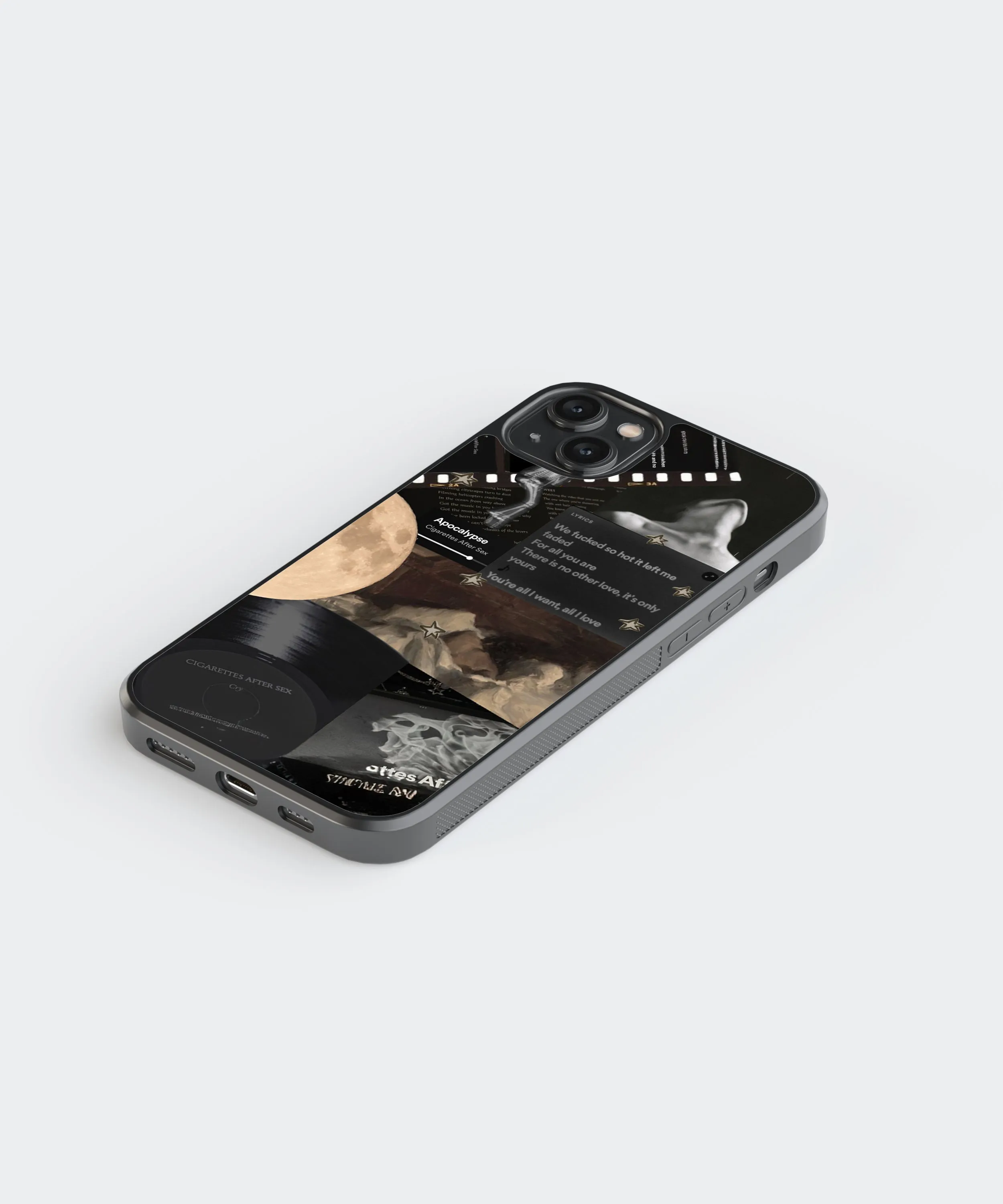 CAS Aesthetic Spotify Glass Phone Case Cover