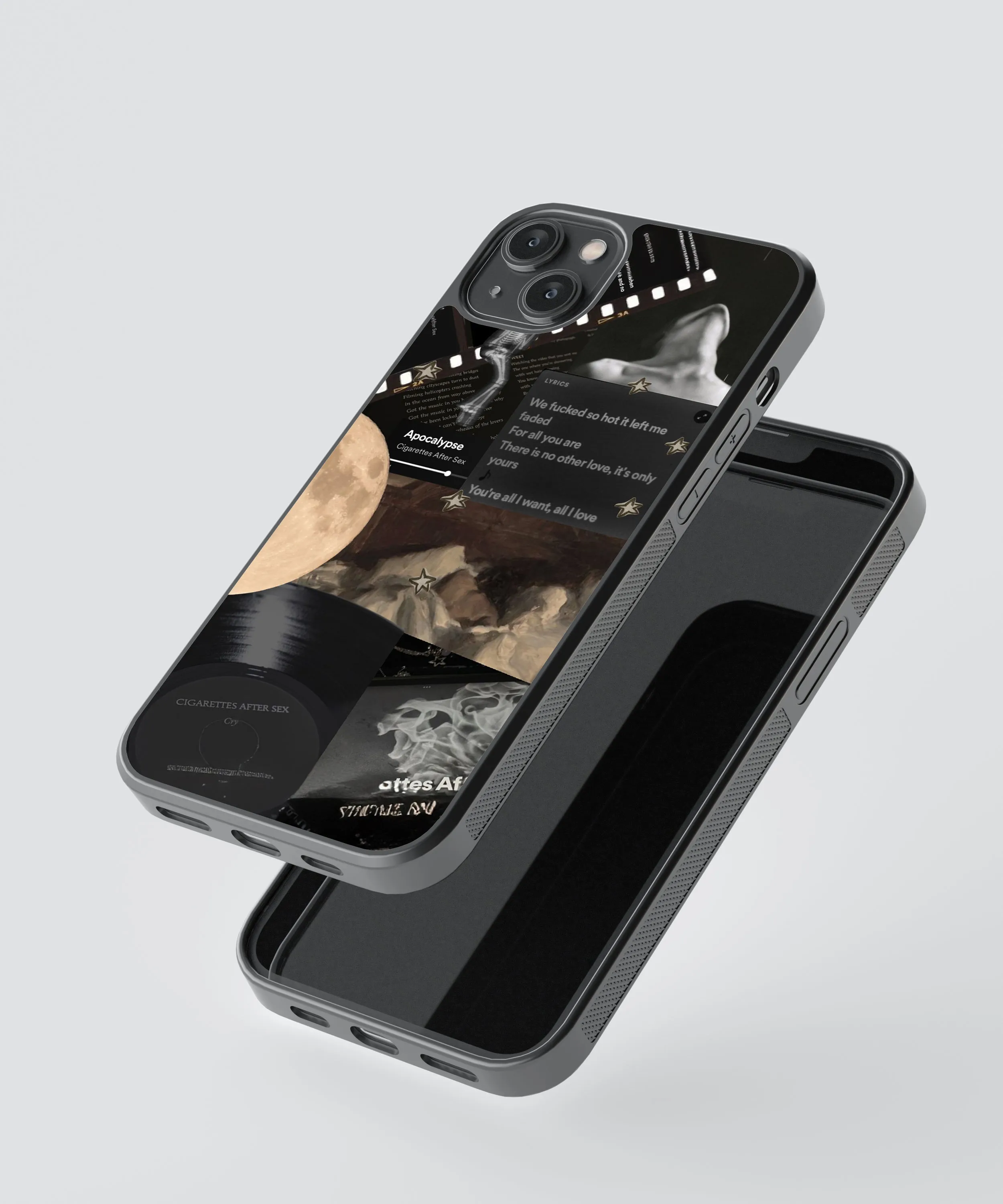 CAS Aesthetic Spotify Glass Phone Case Cover
