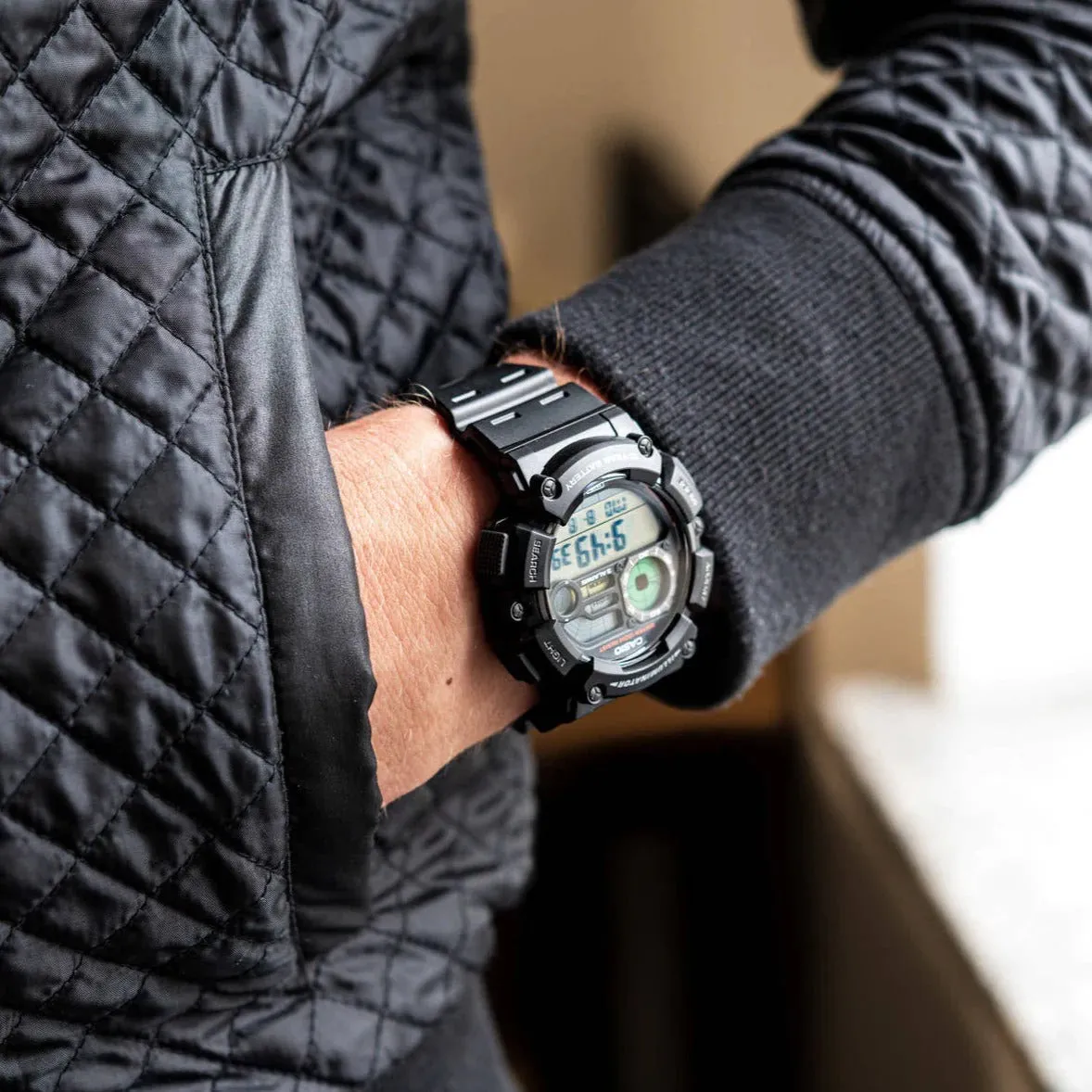 Casio Digital Men Watch WS-1500H-1AVDF
