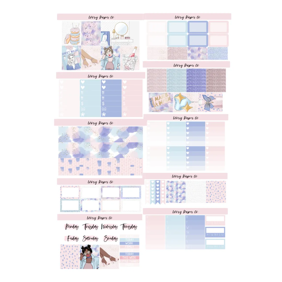 Celebrate | Deluxe Kit (Glossy Planner Stickers)