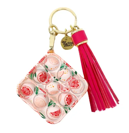 Citrus Grapefruit Lil Poppy Keychain