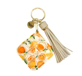 Citrus Orange Lil Poppy Keychain