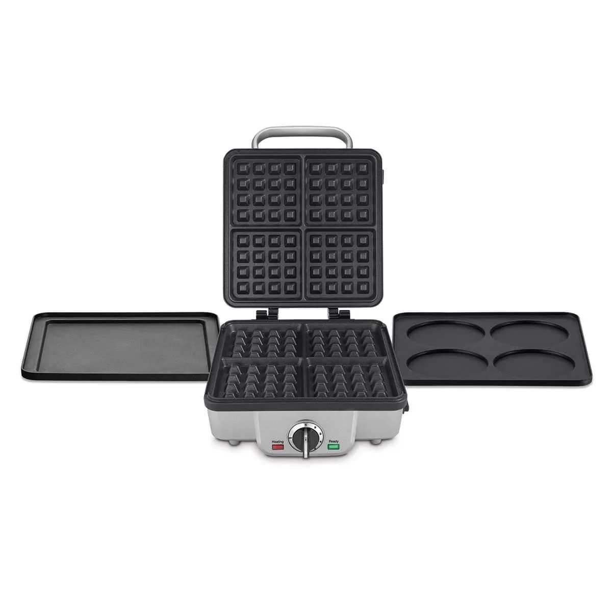 Cuisinart Belgian Waffle Maker with Pancake Plates Silver - Certified Refurbished