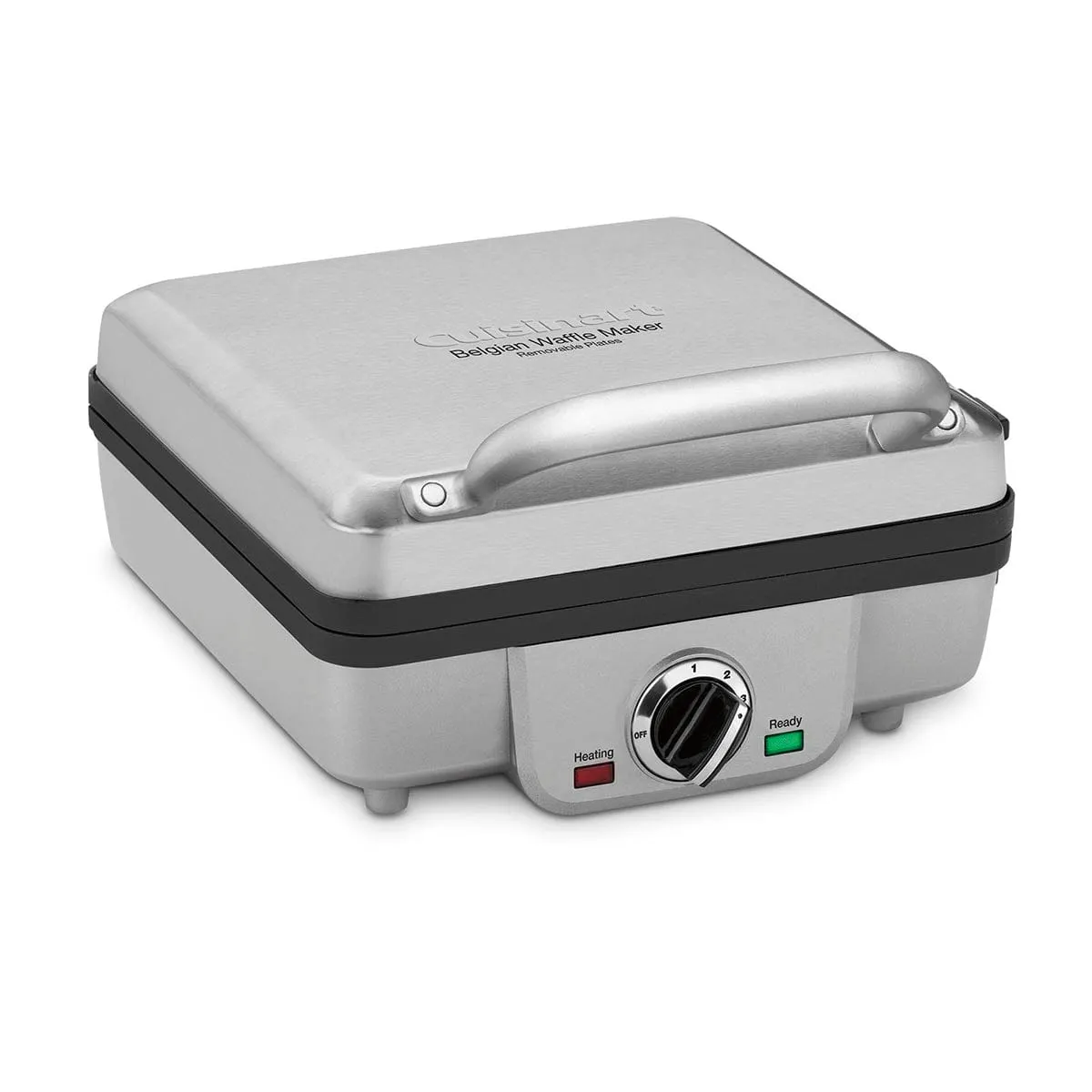 Cuisinart Belgian Waffle Maker with Pancake Plates Silver - Certified Refurbished