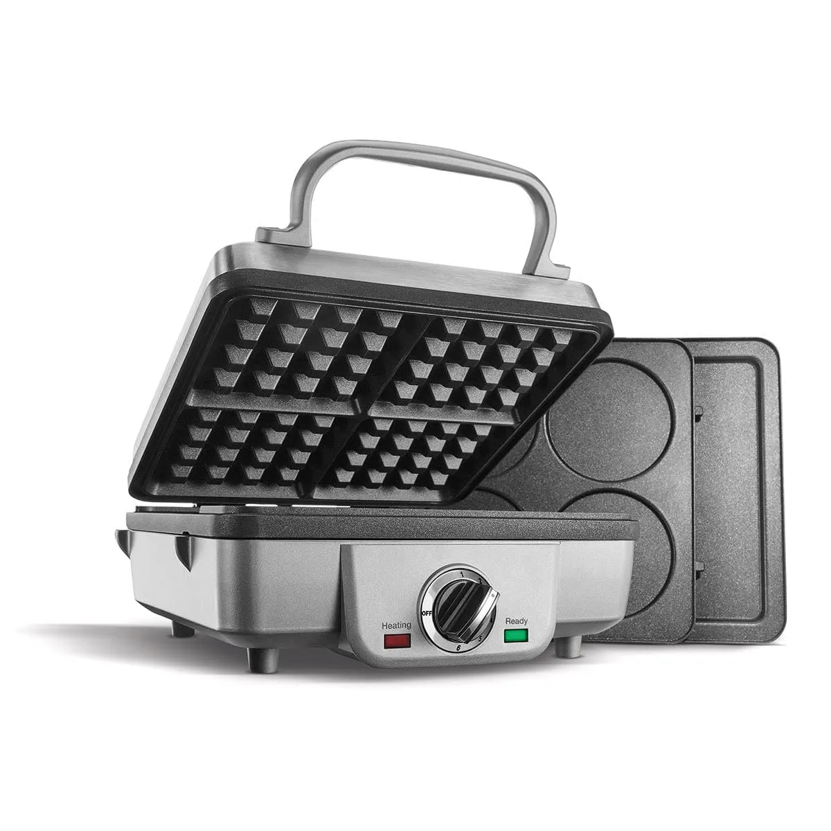 Cuisinart Belgian Waffle Maker with Pancake Plates Silver - Certified Refurbished
