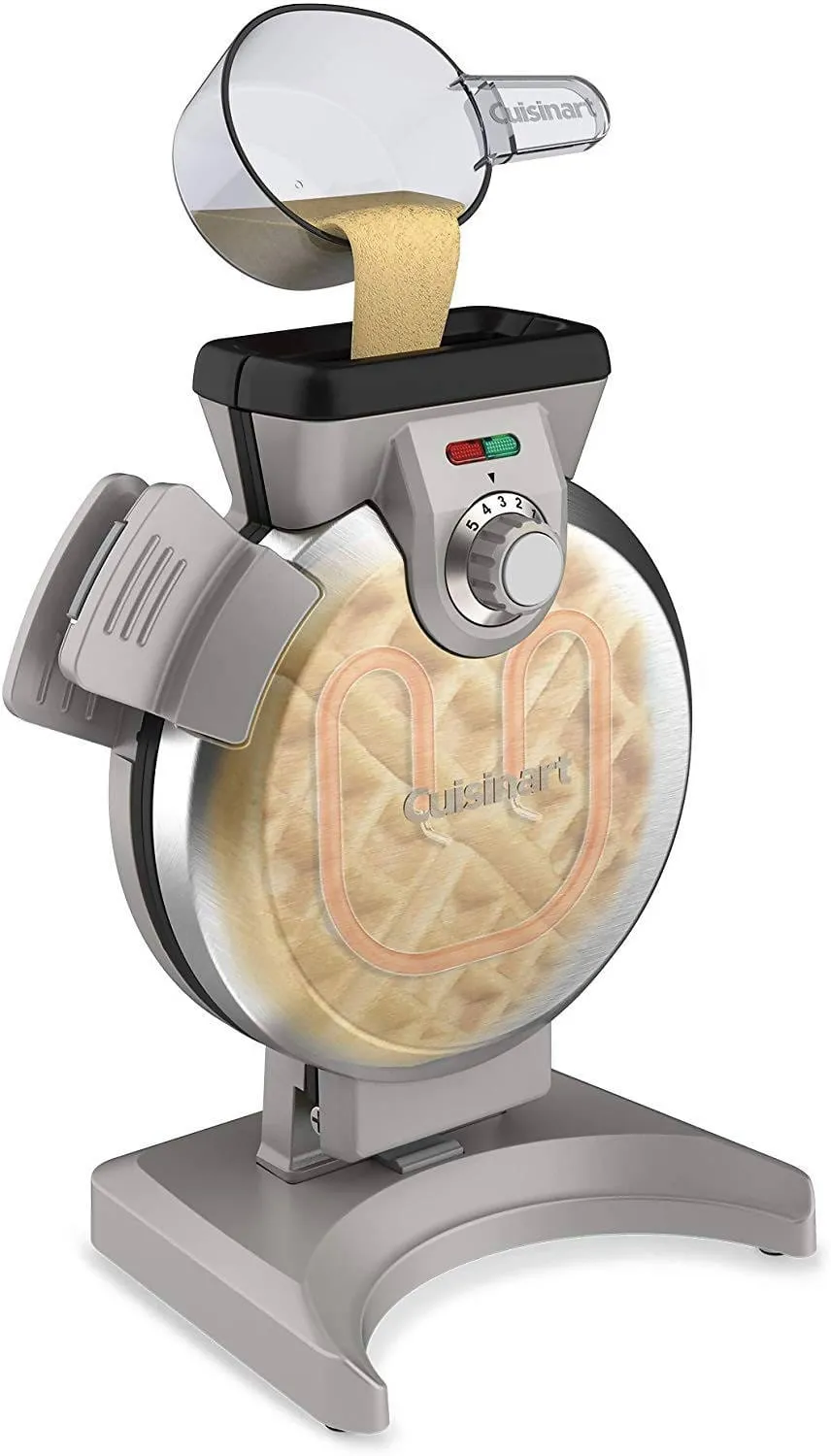 Cuisinart Vertical Waffle Maker (Silver) - CU-WAF-V100